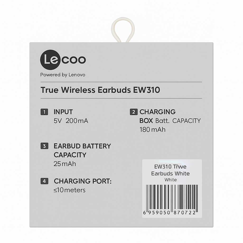 Lecoo EW310 True Wireless Kablosuz Kulaklık