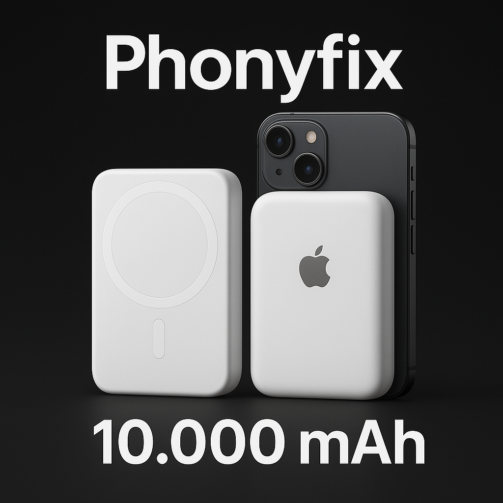 Phonyfix MagSafe Power Bank – 10.000 mAh Taşınabilir Kablosuz Şarj Cihazı